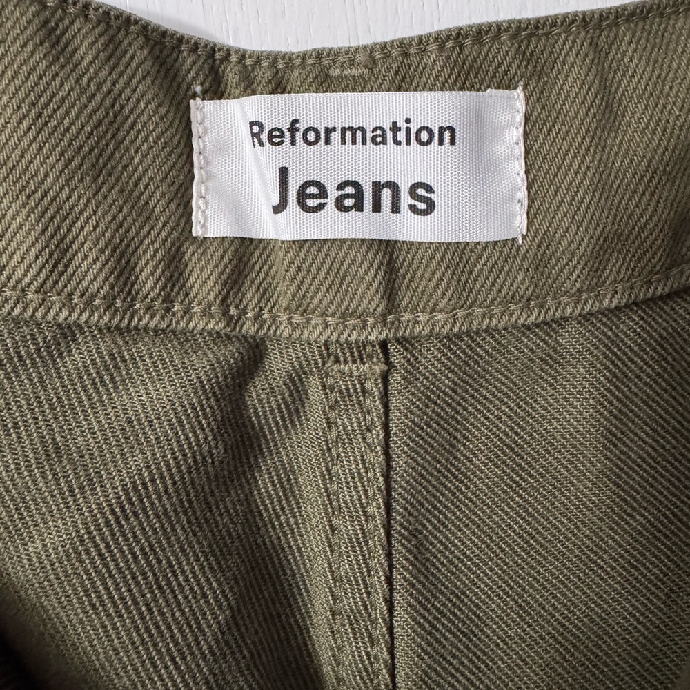 Reformation Marine Cotton Tencel Ankle Pants - Picture 6 of 10
